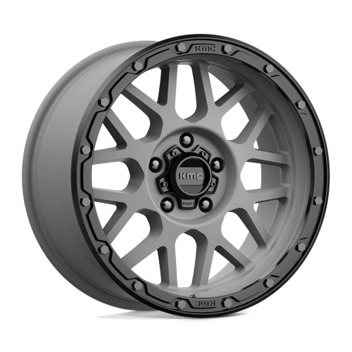 KMC KM535 GRENADE OFF-ROAD MATTE GRAY MATTE BLACK LIP