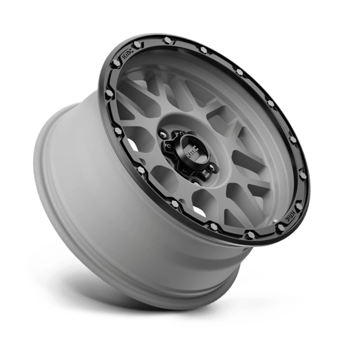 KMC KM535 GRENADE OFF-ROAD MATTE GRAY MATTE BLACK LIP