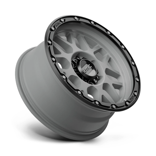 KMC KM535 GRENADE OFF-ROAD MATTE GRAY MATTE BLACK LIP