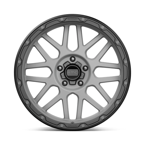 KMC KM535 GRENADE OFF-ROAD MATTE GRAY MATTE BLACK LIP