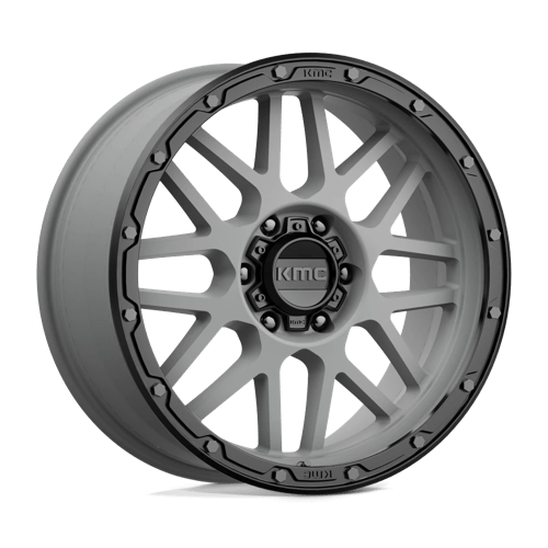 KMC KM535 GRENADE OFF-ROAD MATTE GRAY MATTE BLACK LIP