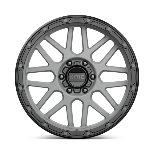 KMC KM535 GRENADE OFF-ROAD MATTE GRAY MATTE BLACK LIP