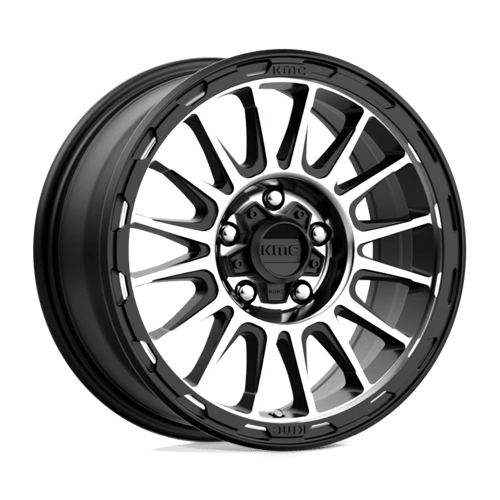 KMC KM542 IMPACT SATIN BLACK MACHINED