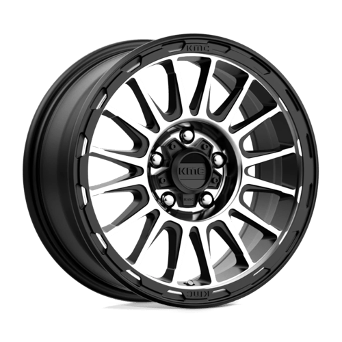 KMC KM542 IMPACT SATIN BLACK MACHINED