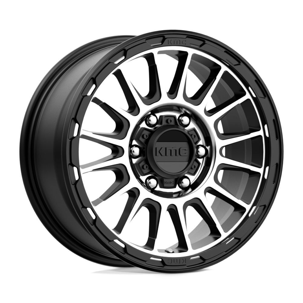 KMC KM542 IMPACT SATIN BLACK MACHINED