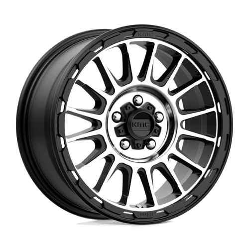 KMC KM542 IMPACT SATIN BLACK MACHINED
