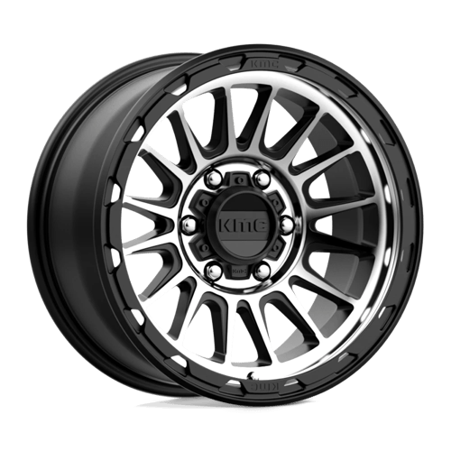 KMC KM542 IMPACT SATIN BLACK MACHINED