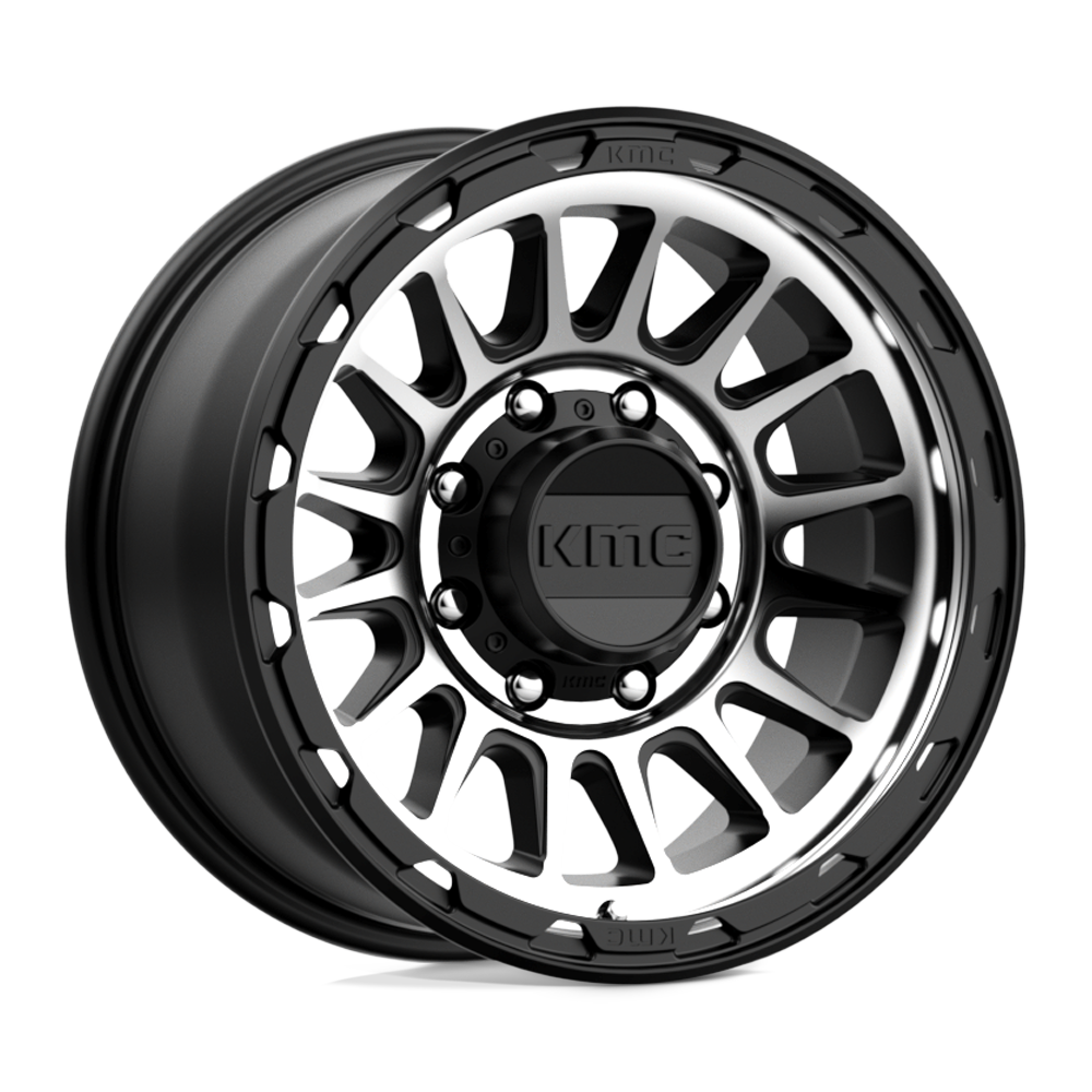 KMC KM542 IMPACT SATIN BLACK MACHINED