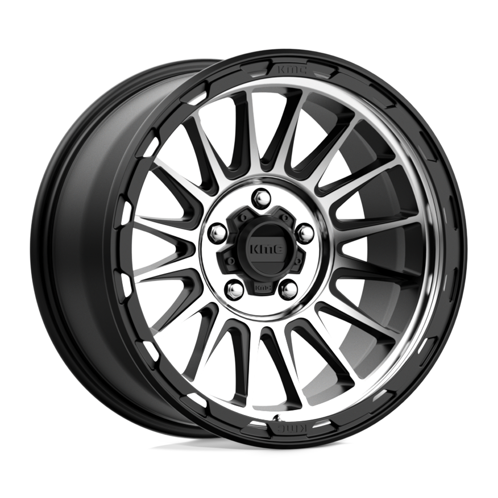 KMC KM542 IMPACT SATIN BLACK MACHINED