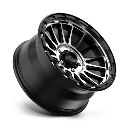 KMC KM542 IMPACT SATIN BLACK MACHINED