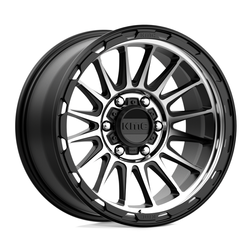 KMC KM542 IMPACT SATIN BLACK MACHINED