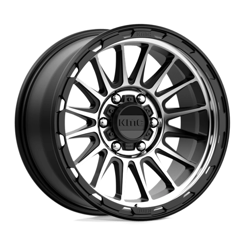 KMC KM542 IMPACT SATIN BLACK MACHINED