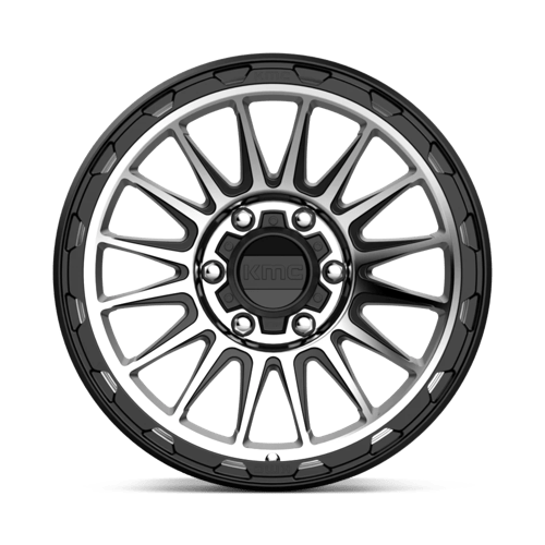 KMC KM542 IMPACT SATIN BLACK MACHINED