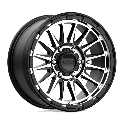 KMC KM542 IMPACT SATIN BLACK MACHINED