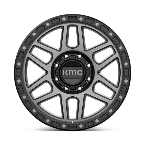 KMC KM544 MESA Satin Black W/ Gray Tint wheel showcasing rugged design and durability.