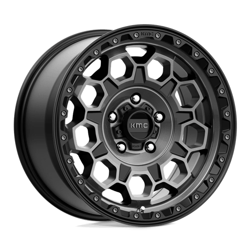 KMC KM545 TREK SATIN BLACK WITH GRAY TINT