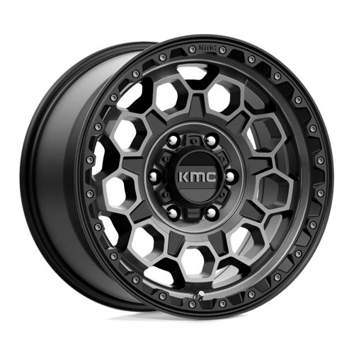 KMC KM545 TREK SATIN BLACK WITH GRAY TINT