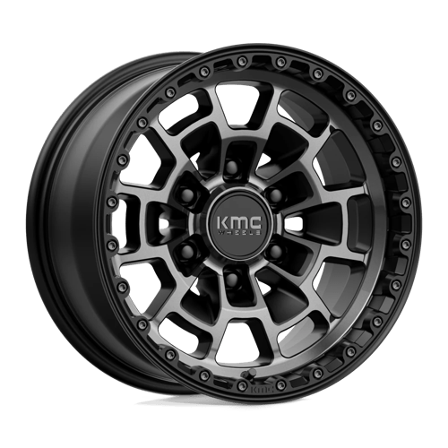 KMC KM718 SUMMIT SATIN BLACK WITH GRAY TINT