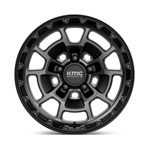 KMC KM718 SUMMIT SATIN BLACK WITH GRAY TINT