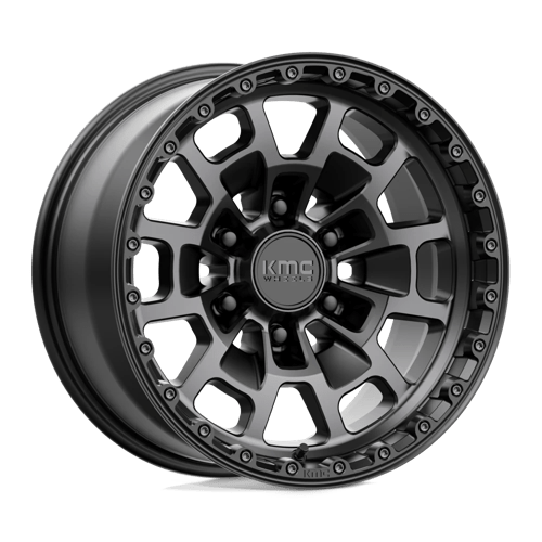 KMC KM718 SUMMIT SATIN BLACK WITH GRAY TINT