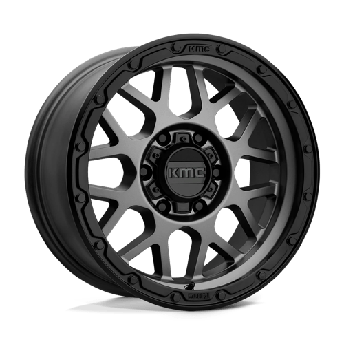 KMC KM535 GRENADE OFF-ROAD MATTE GRAY MATTE BLACK LIP