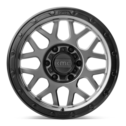 KMC KM535 GRENADE OFF-ROAD MATTE GRAY MATTE BLACK LIP