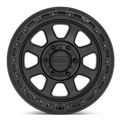 KMC KM548 CHASE SATIN BLACK WITH GLOSS BLACK LIP