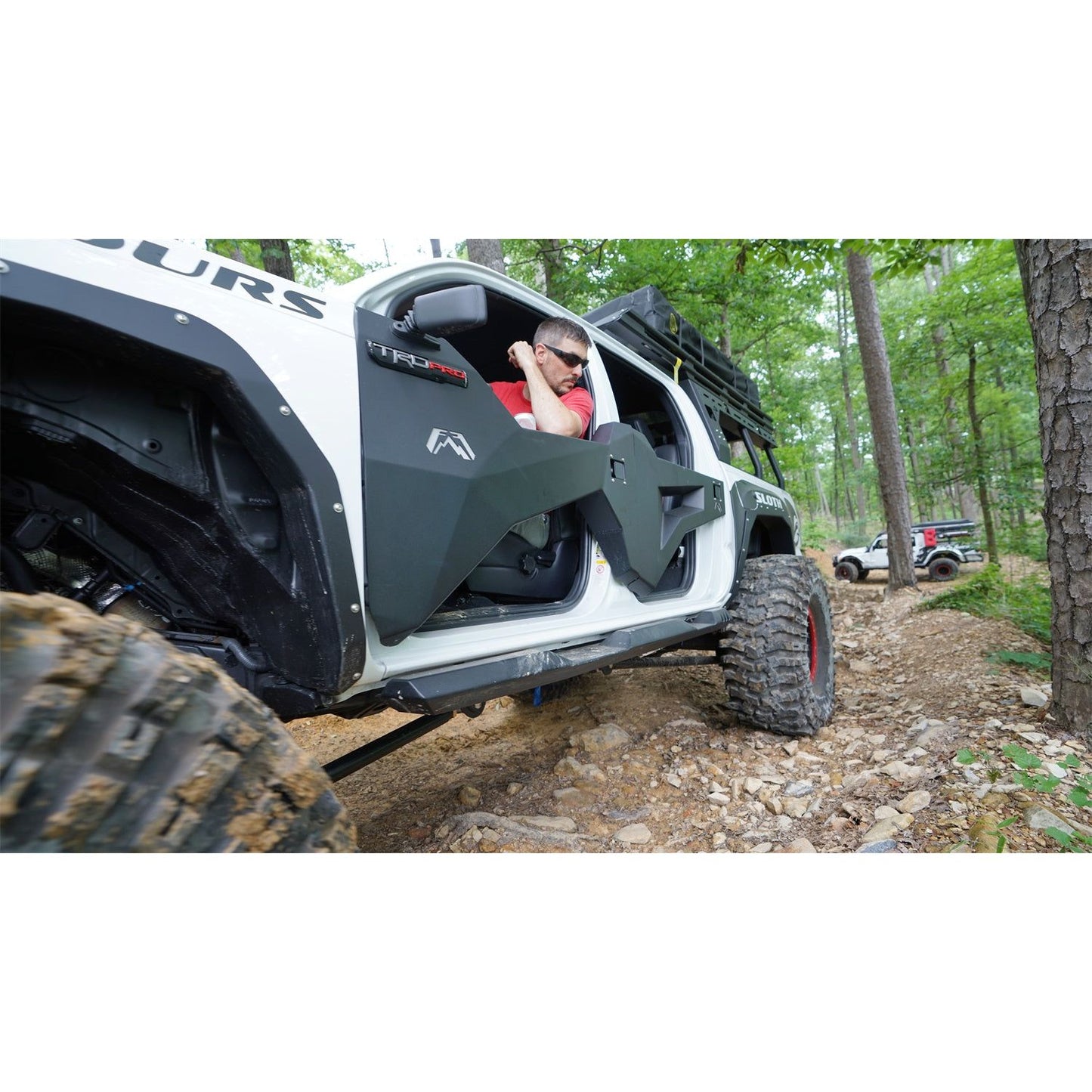 Fab Fours Trail Doors 2 Stage Matte Black Powder Coat l TT1030-1