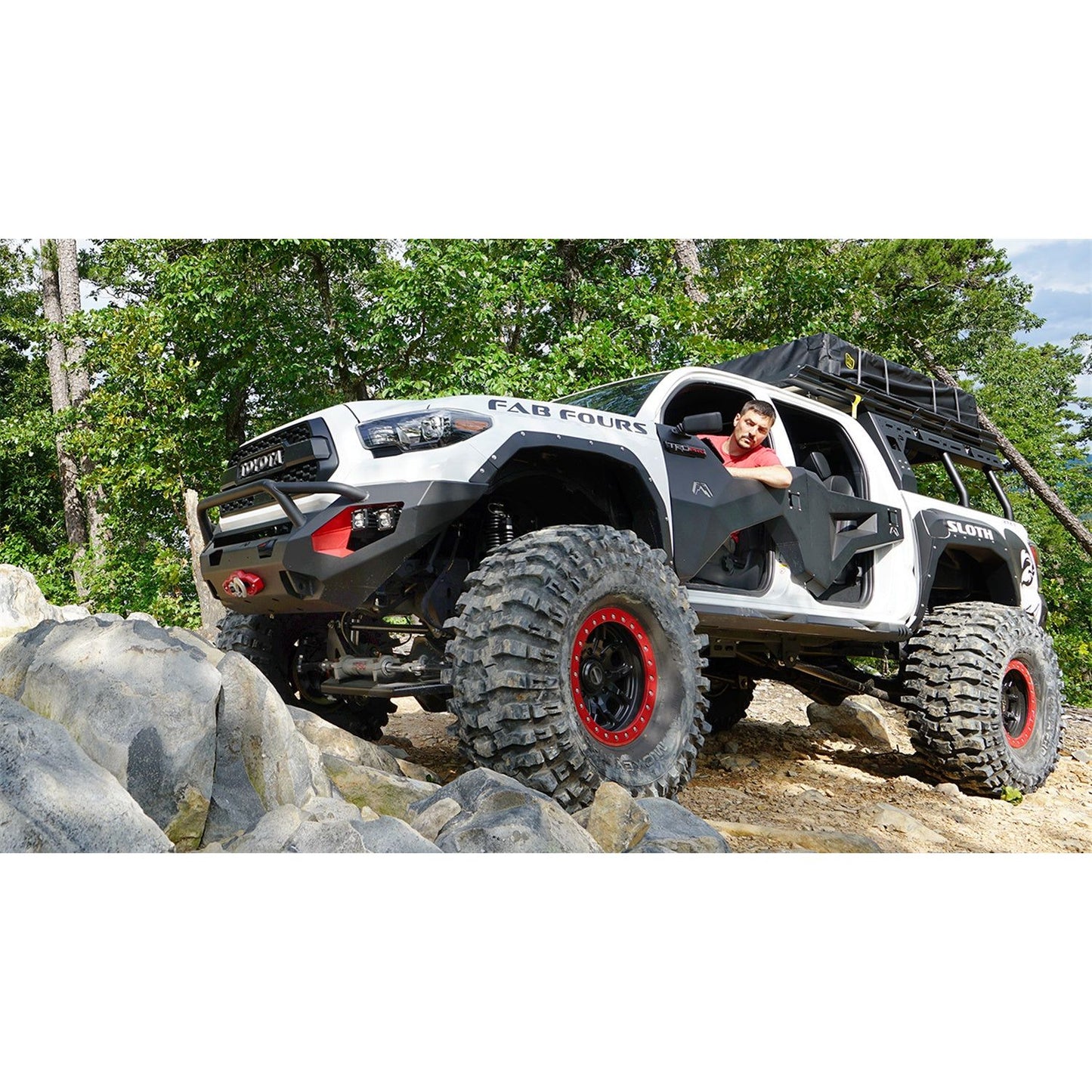 Fab Fours Trail Doors 2 Stage Matte Black Powder Coat l TT1030-1