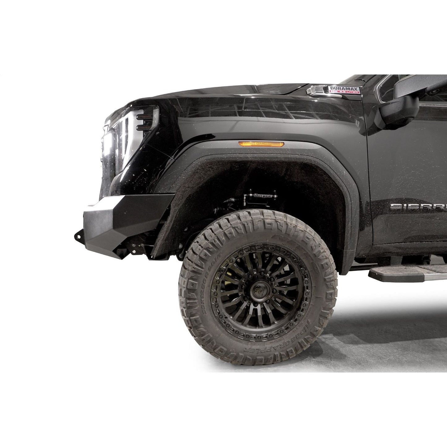 Fab Fours Premium Winch Front Bumper w/ No Guard 2 Stage Black Powder Coat w/ Sensor l GM24-A6251-1
