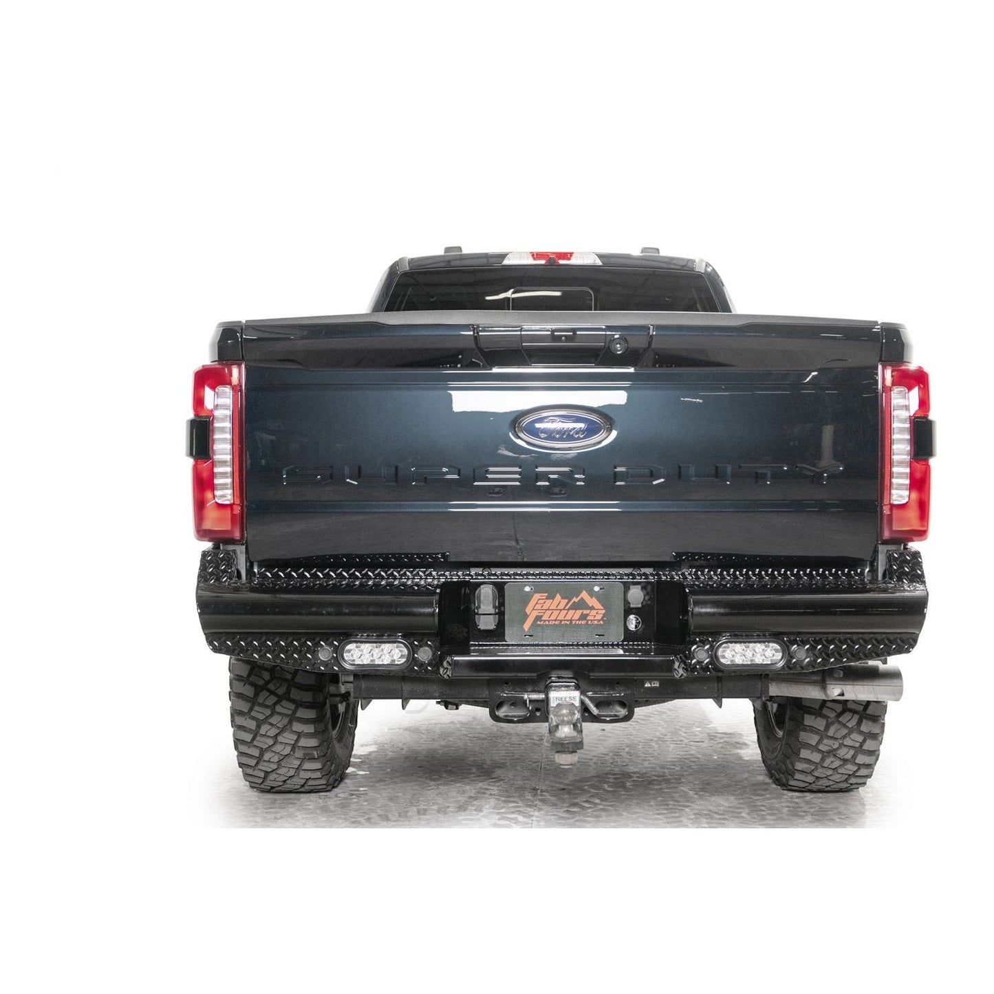 Fab Fours Black Steel Rear Bumper l FS23-T5950-1