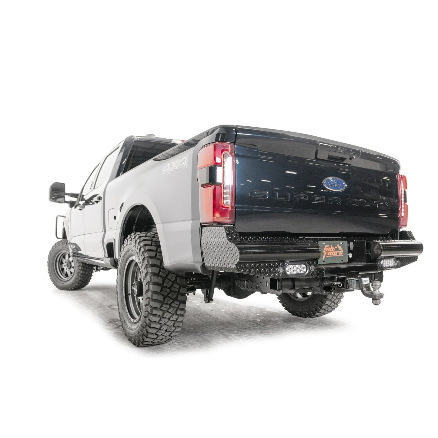 Fab Fours Black Steel Rear Bumper l FS23-T5950-1