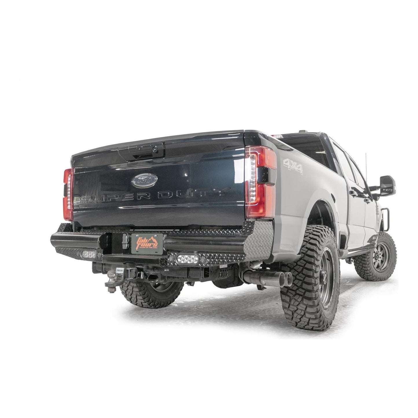 Fab Fours Black Steel Rear Bumper l FS23-T5950-1