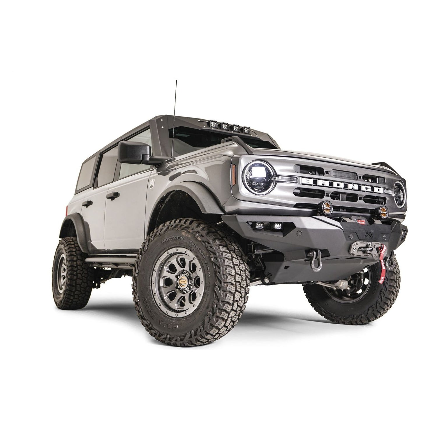 Fab Fours Lifestyle Winch Front Bumper 2 Stage Black Powder Coated w/No Guard l FB21-F5251-1