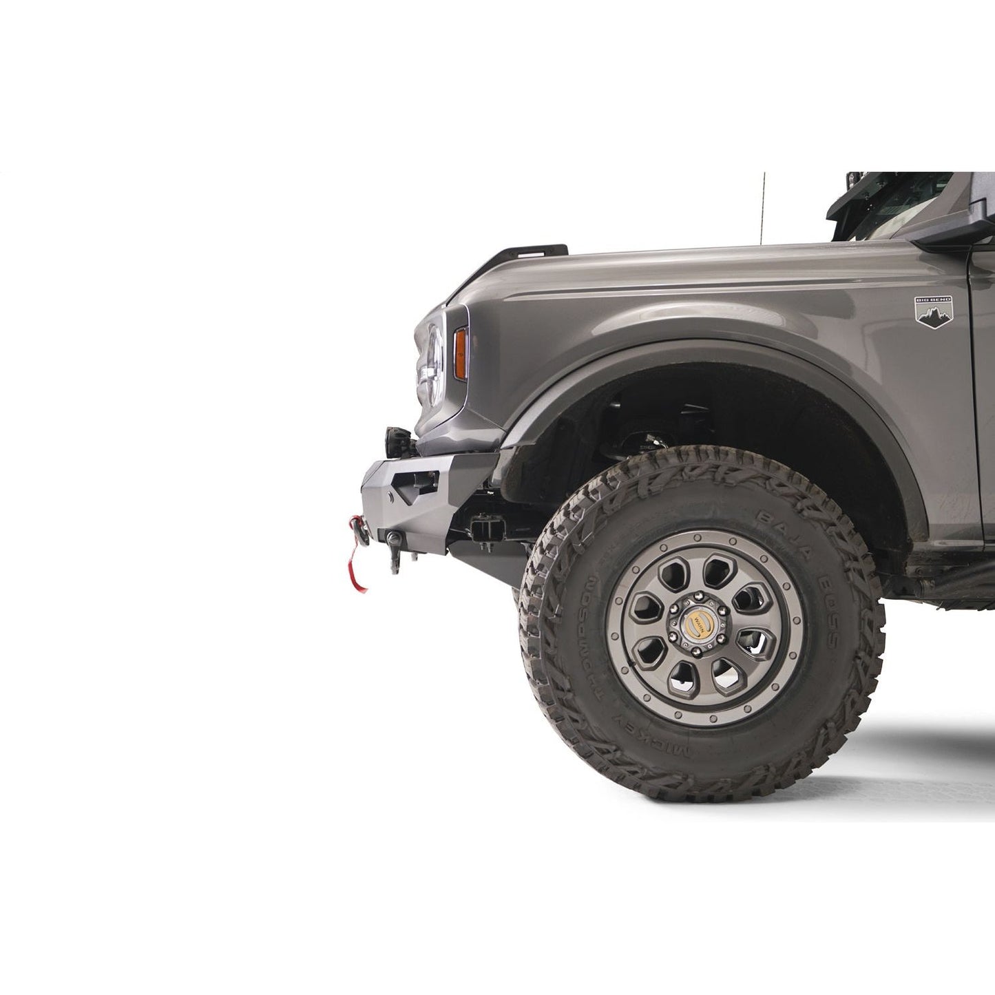 Fab Fours Lifestyle Winch Front Bumper 2 Stage Black Powder Coated w/No Guard l FB21-F5251-1