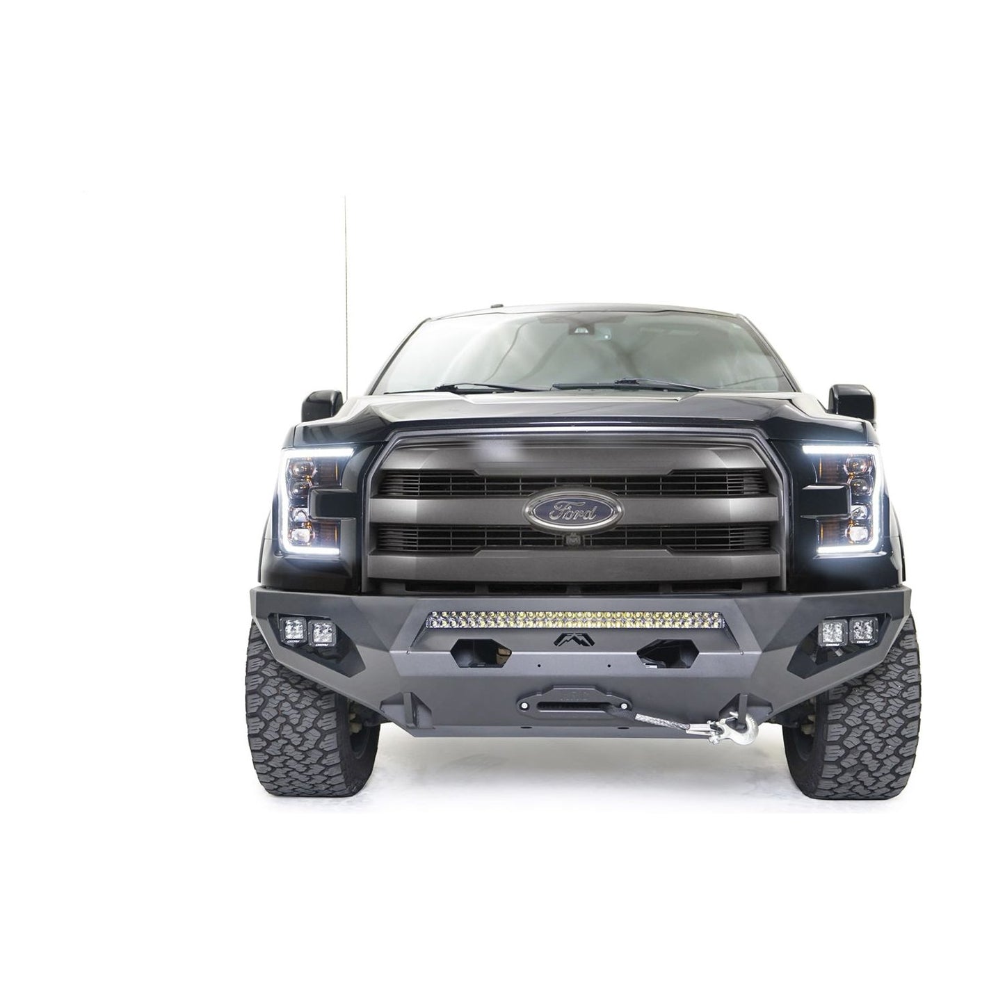 Fab Fours Matrix Front Bumper w/No Guard l FF15-X3251-1
