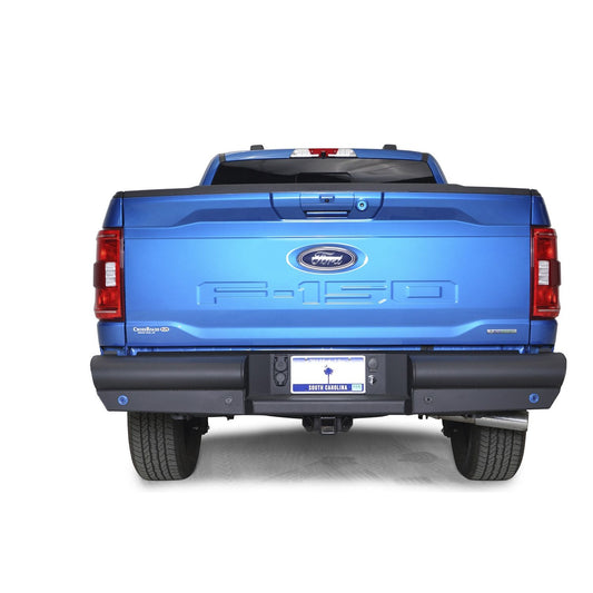 Fab Fours Elite Rear Bumper Sensor Compatible 12 Gauge Steel Black Powder Coat 85 lbs. l FF21-U5050-1