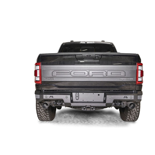 Fab Fours Premium Rear Bumper 2 Stage Black Powder Coated l FR21-W5351-1