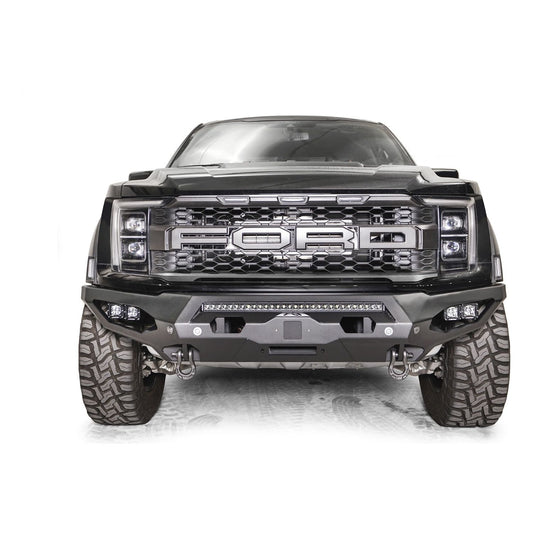 Fab Fours Matrix Front Bumper 2 Stage Black Powder Coated w/No Guard ACC Compatible l FR21-X5351-1