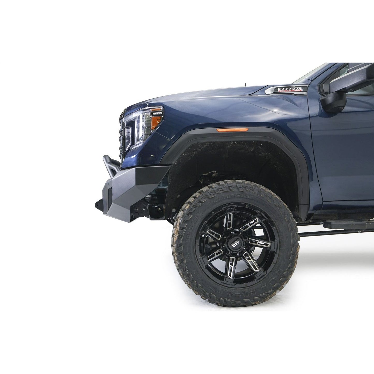 Fab Fours Premium Winch Front Bumper w/Pre-Runner Guard l GM20-A5052-1
