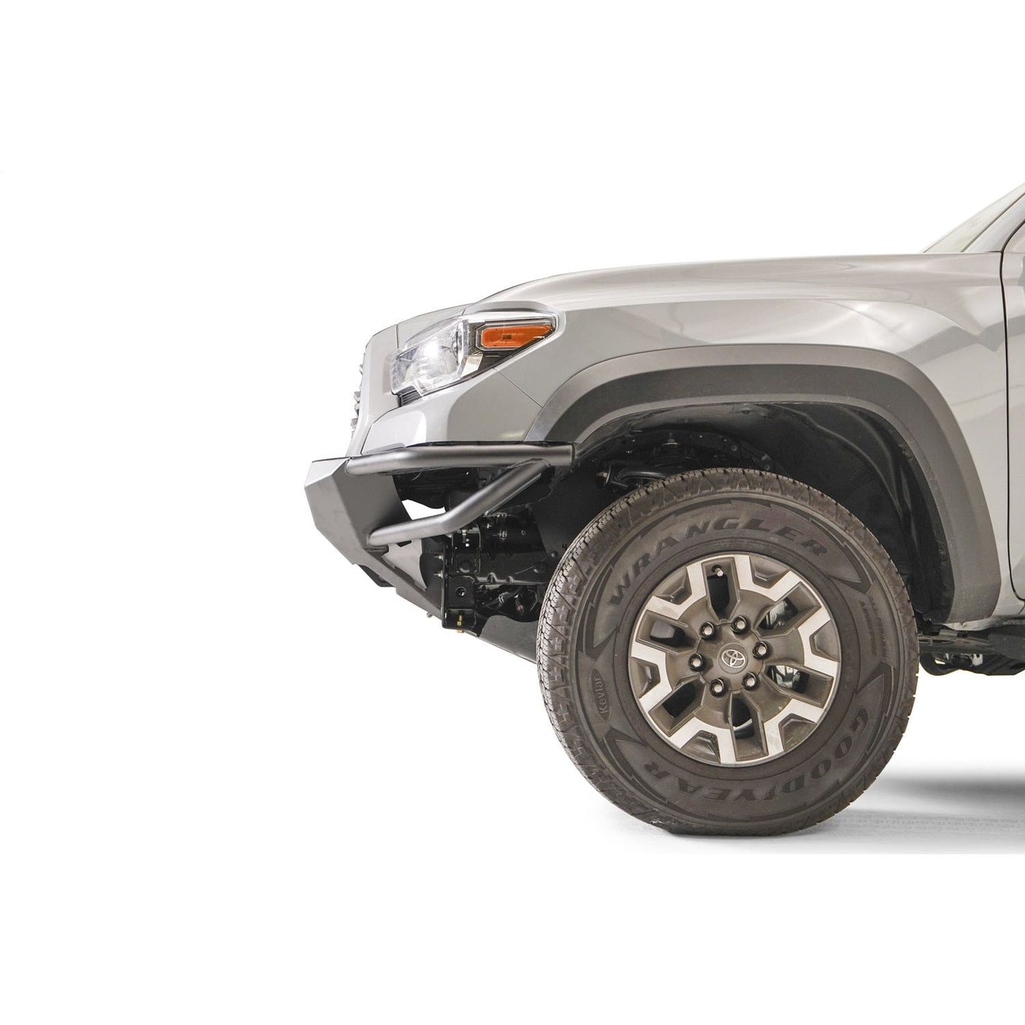 Fab Fours Winch Front Bumper w/No Guard 2 Stage Matte Black Powder Coat l TB16-01-1