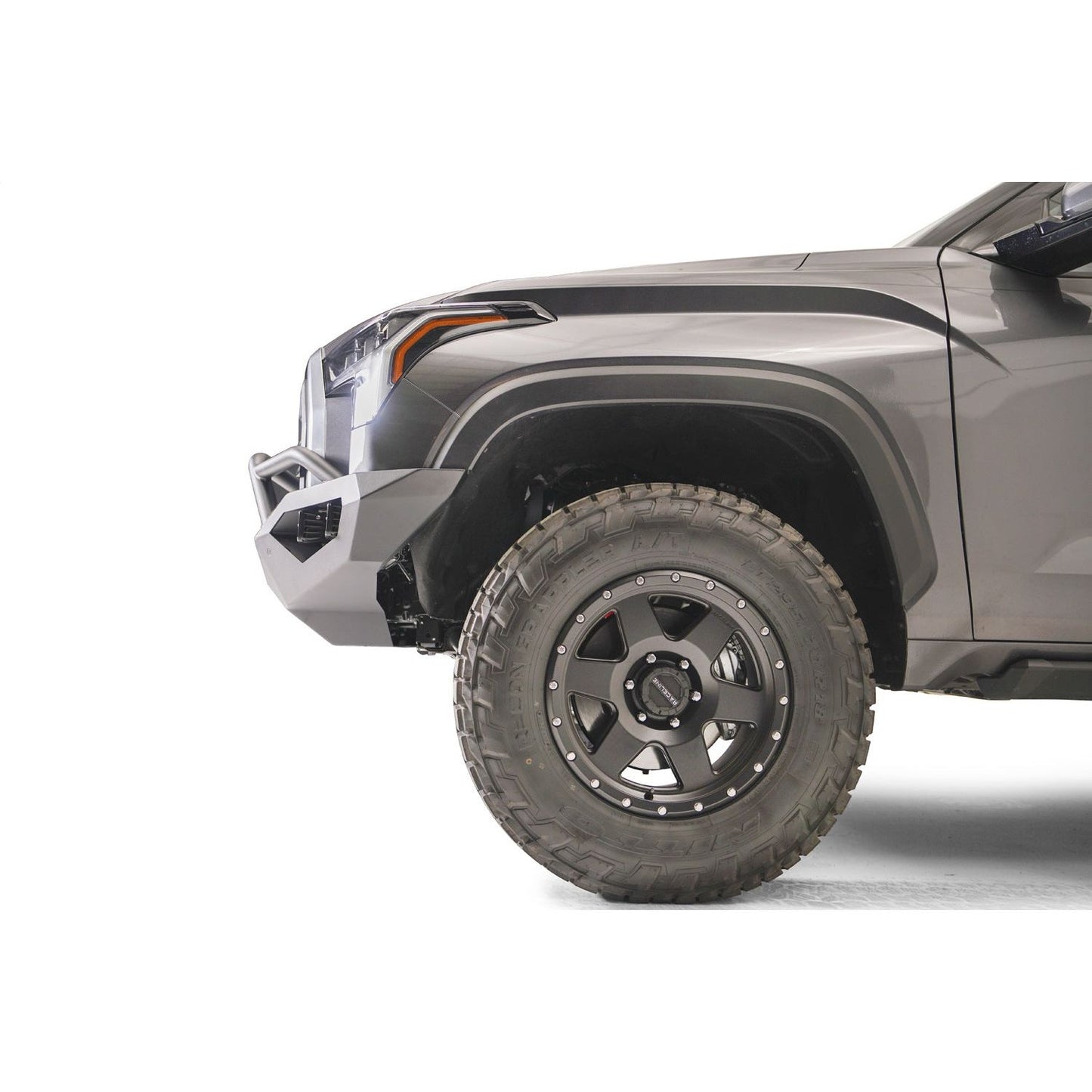 Fab Fours Vengeance Front Bumper 2 Stage Black Powder Coated w/Pre-Runner Guard l TT22-D5452-1