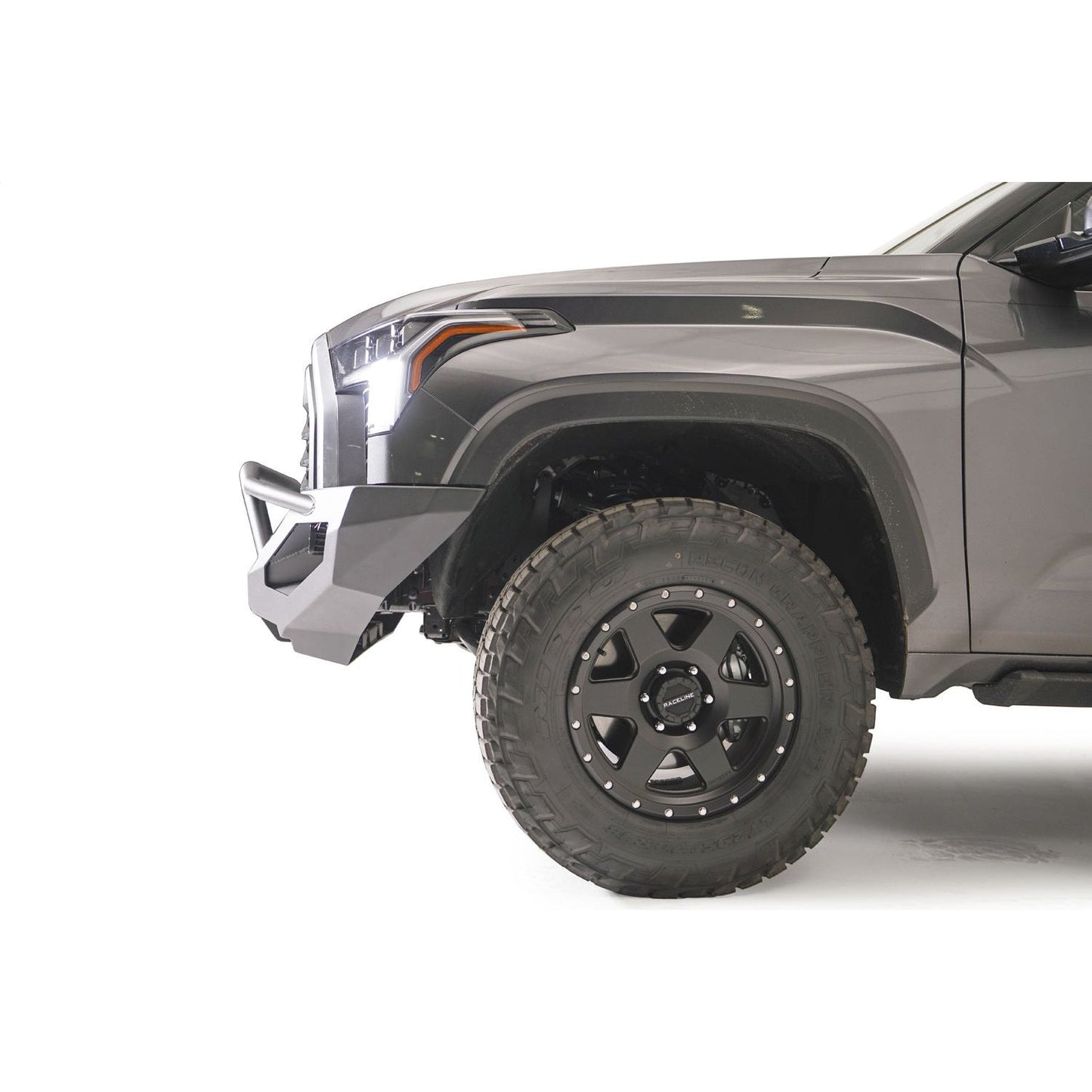 Fab Fours Matrix Front Bumper 2 Stage Black Powder Coated w/Pre-Runner Guard l TT22-X5452-1