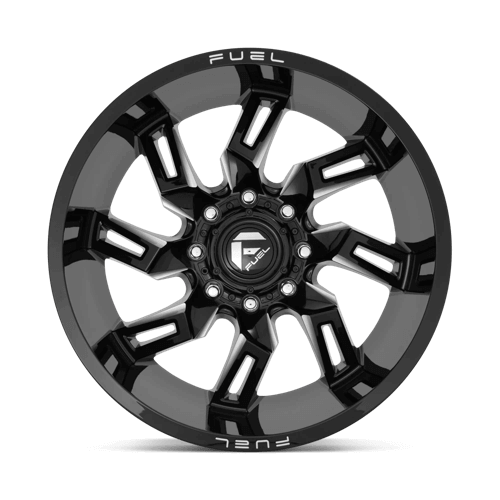 Fuel 1PC D747 LOCKDOWN GLOSS BLACK MILLED