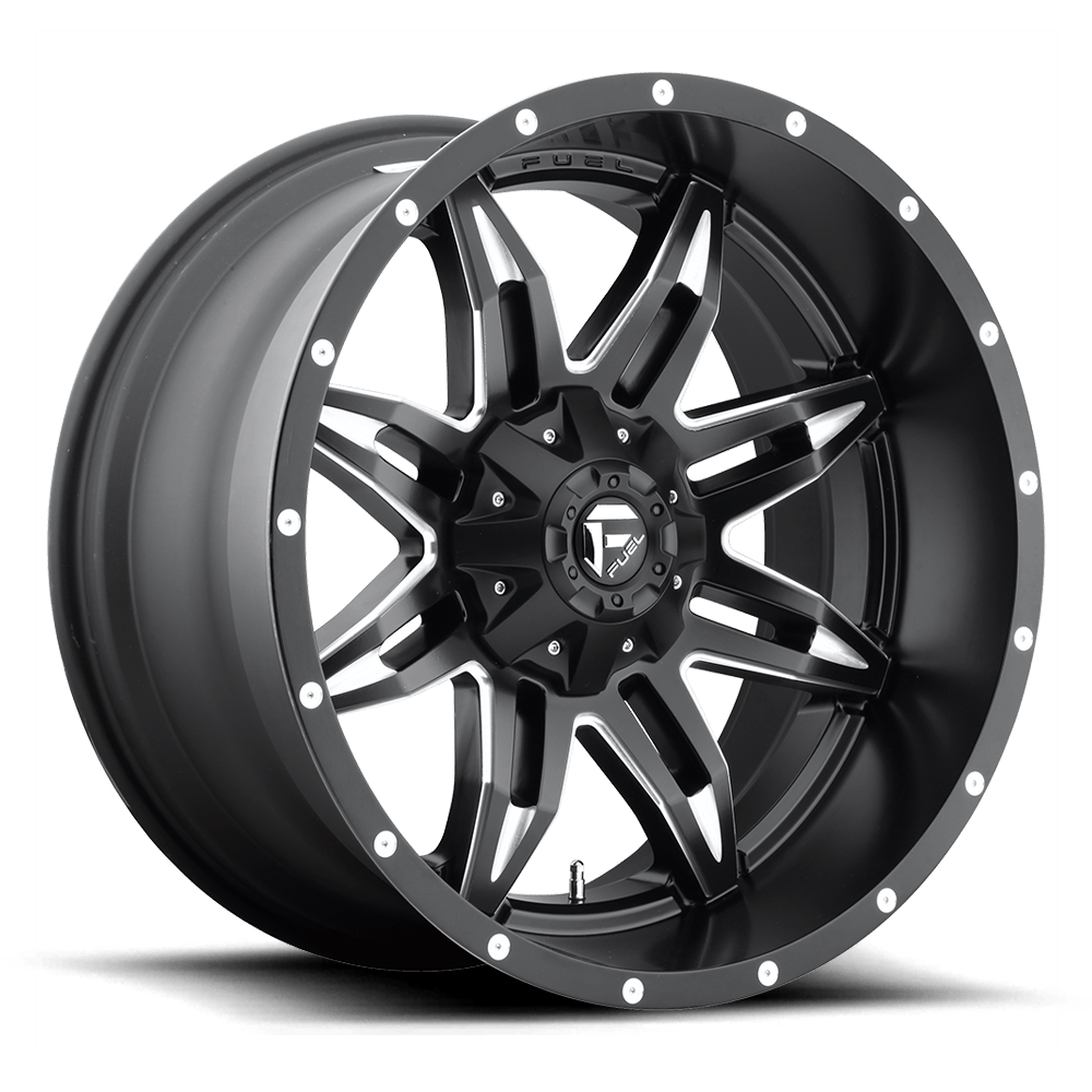Fuel 1PC D567 LETHAL MATTE BLACK MILLED