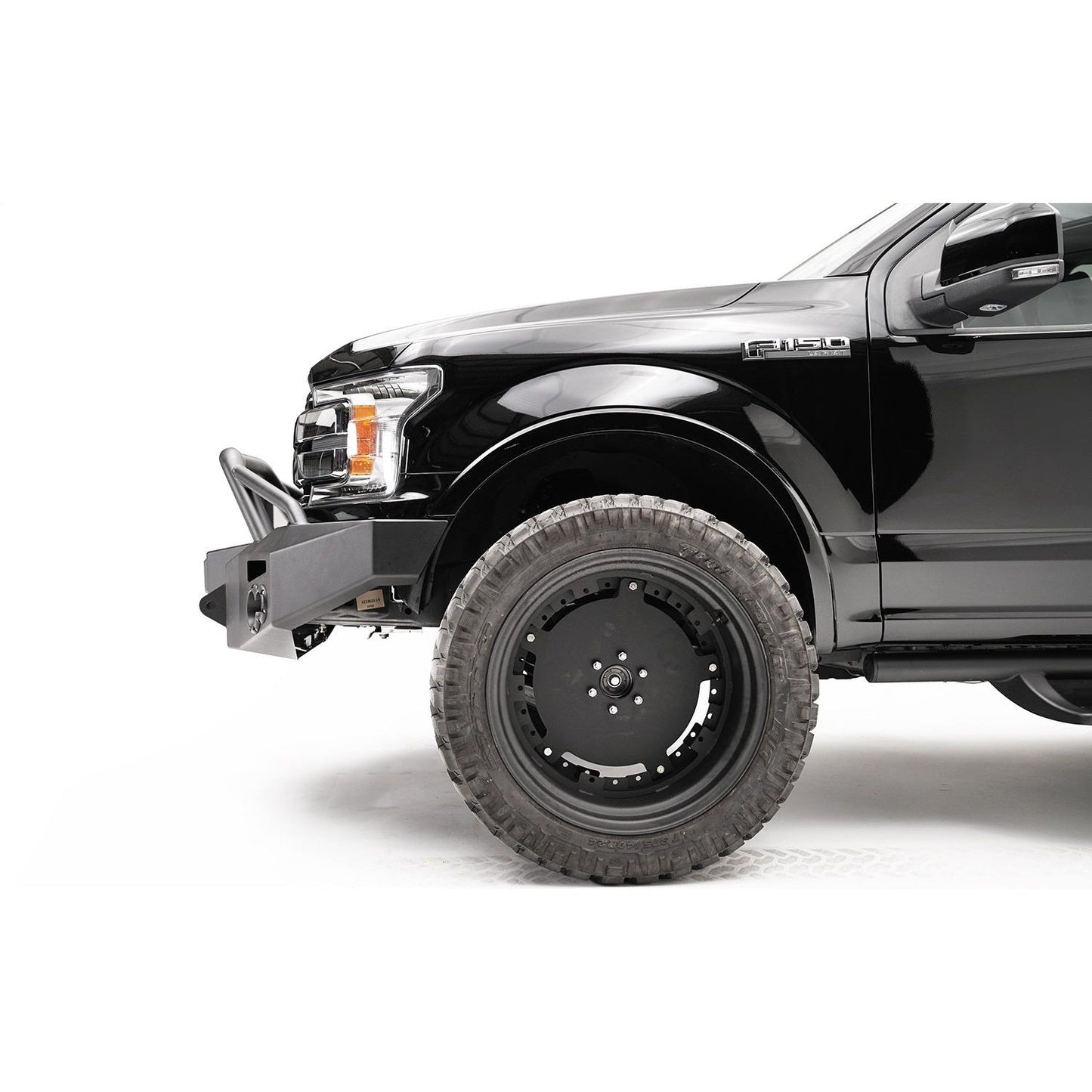 Fab Fours Adaptive Cruise Control Relocation Bracket 2 Stage Black Powder Coated For Premium Bumpers l M4250-1