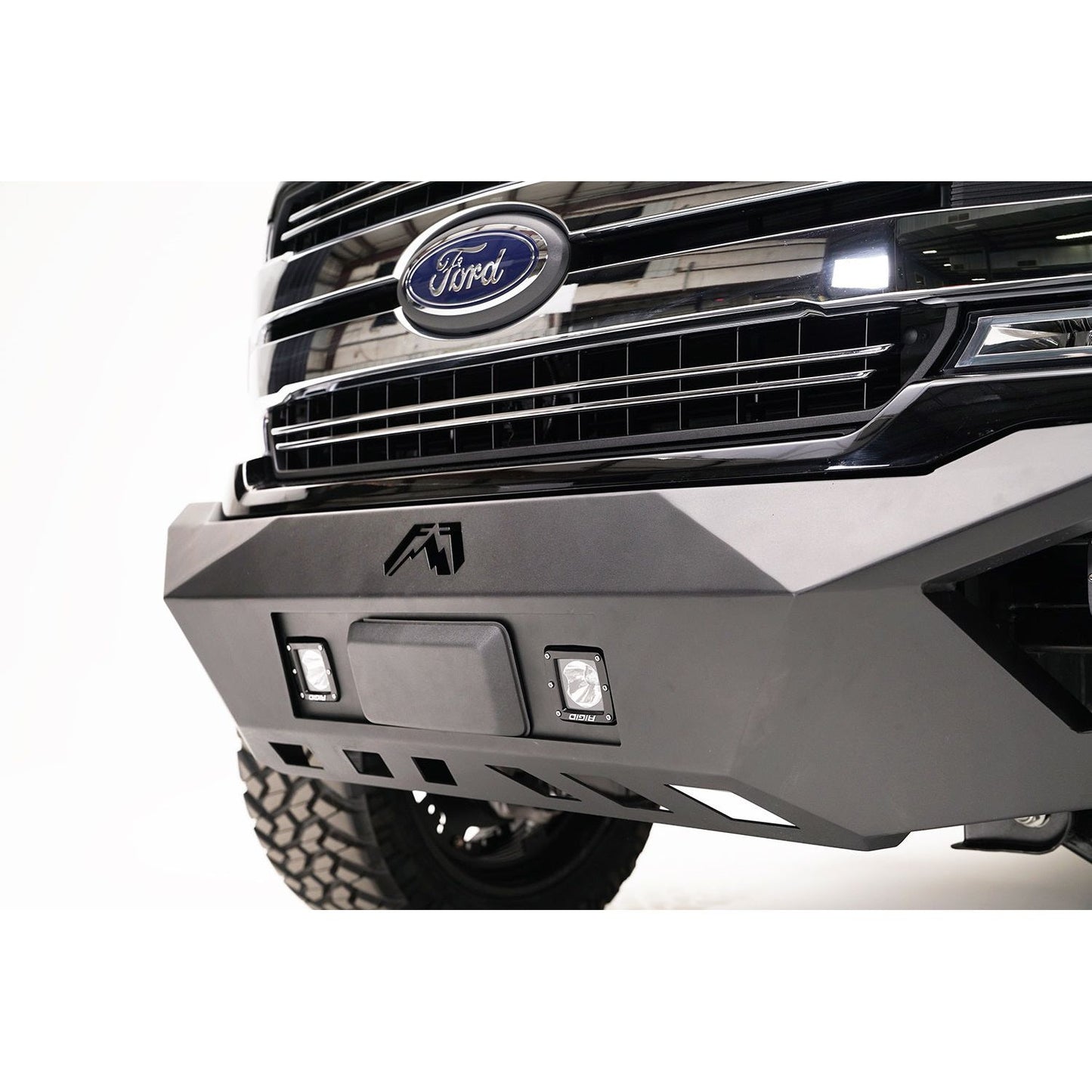 Fab Fours Adaptive Cruise Control Relocation Bracket 2 Stage Black Powder Coated For Vengeance Bumpers l M4450-1