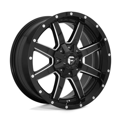 Fuel 1PC D610 MAVERICK GLOSS BLACK MILLED
