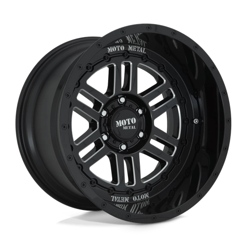 Moto Metal MO800 DEEP SIX GLOSS BLACK MILLED