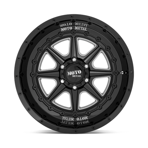 Moto Metal MO801 PHANTOM GLOSS BLACK MILLED